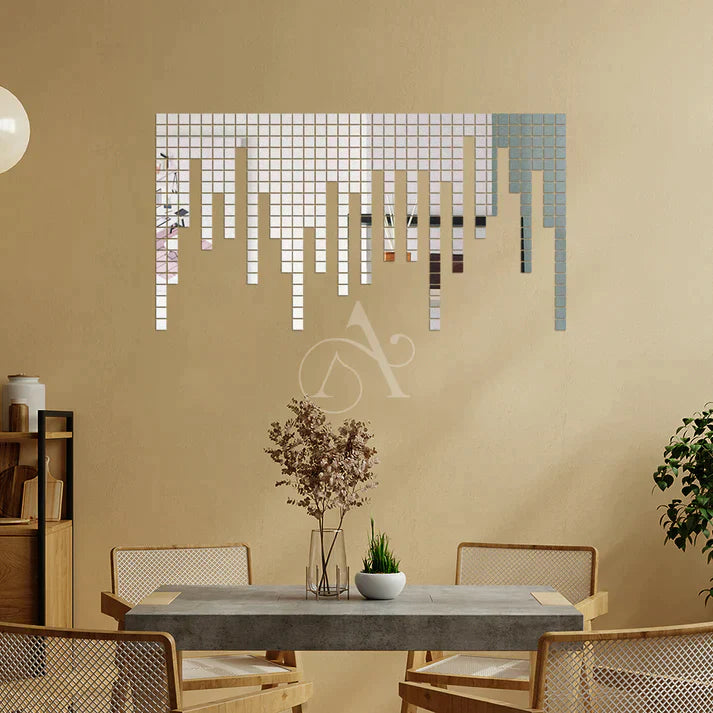 Acrylic Mini Square Mirror Wall Stickers - Al Marwati Decor
