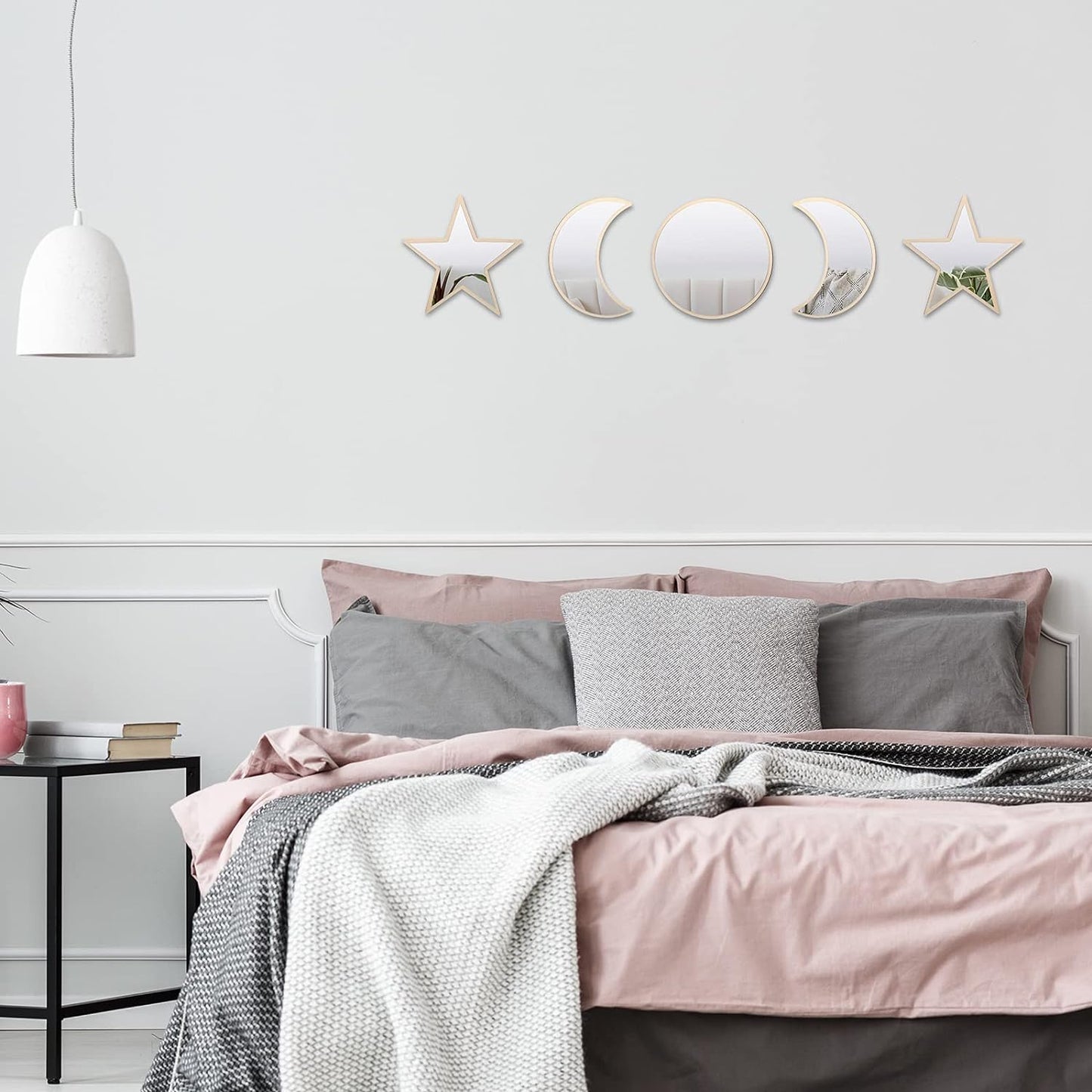 Acrylic Moon Phase Set Home Wall Decor - Al Marwati Decor