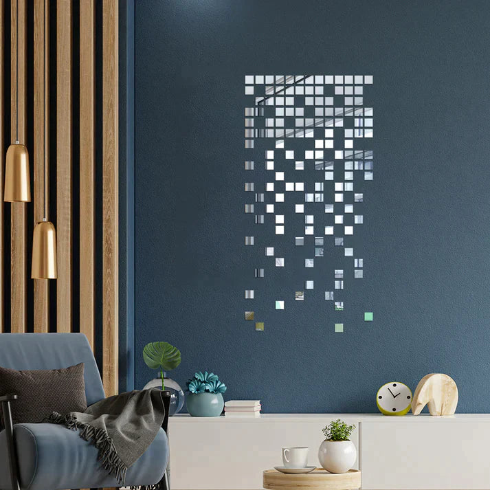 Acrylic Mini Square Mirror Wall Stickers - Al Marwati Decor
