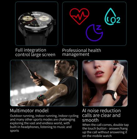 In 1 HI-FI Wireless Earphones Men Smart Watch - Al Marwati Decor