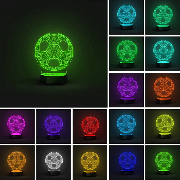 Football 3D Illusion Lamp - Al Marwati Decor