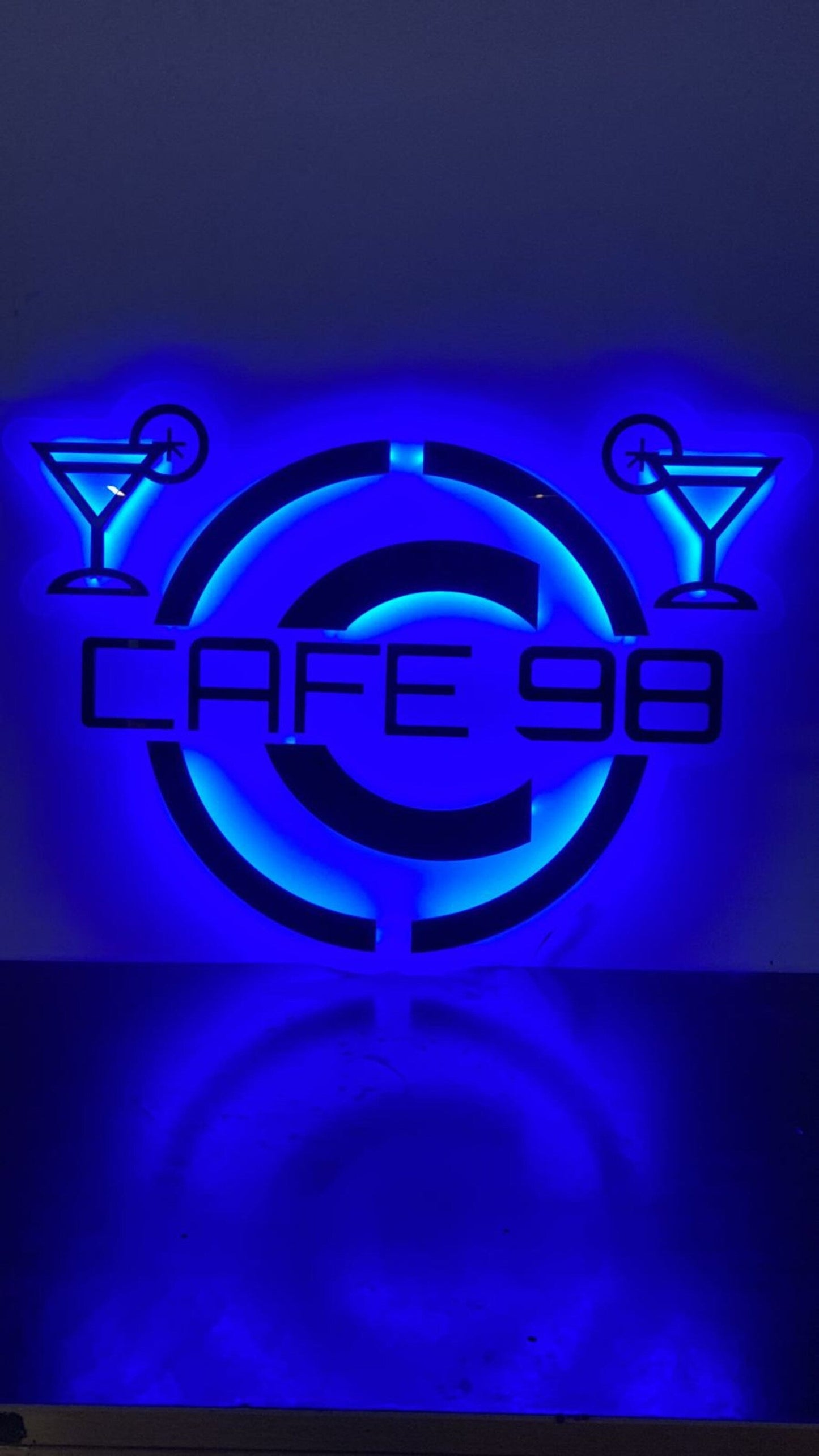 Custom Backlit Acrylic Sign | Acrylic Logo Sign | LED Business Sign | Salon Decor Sign | Backlit Logo Sign |Custom shape LED Logo Sign - Al Marwati Decor