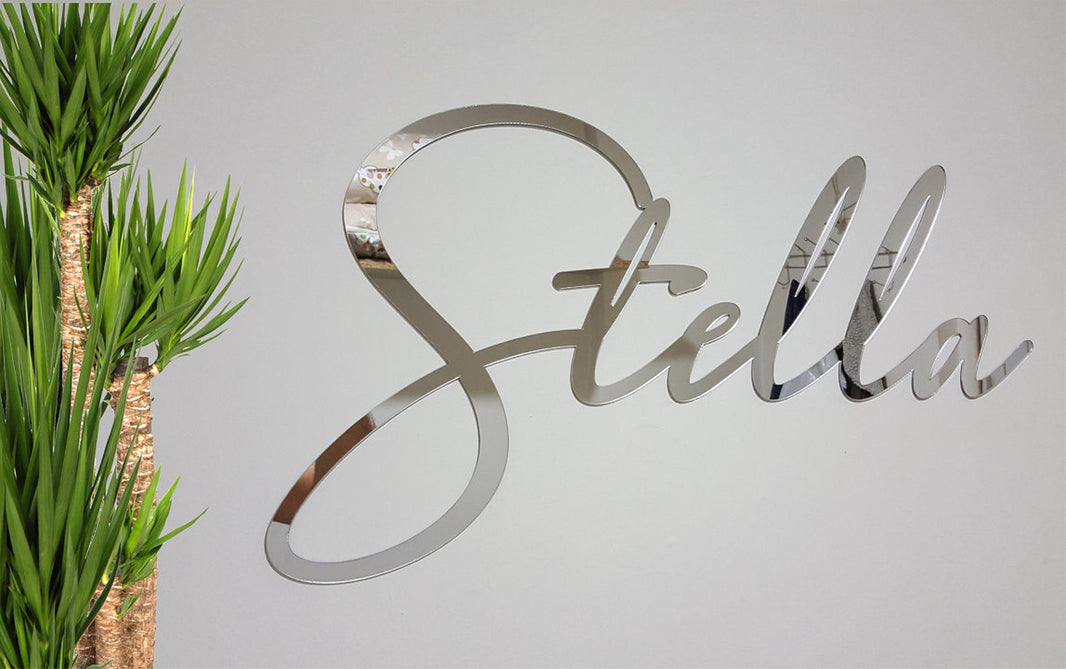 Large Acrylic Mirror, Wall Acrylic Sign, Custom Acrylic Sign, Baby Name Mirror, Acrylic Wedding Sign, Mirror Name Sign, Wall Event - Al Marwati Decor