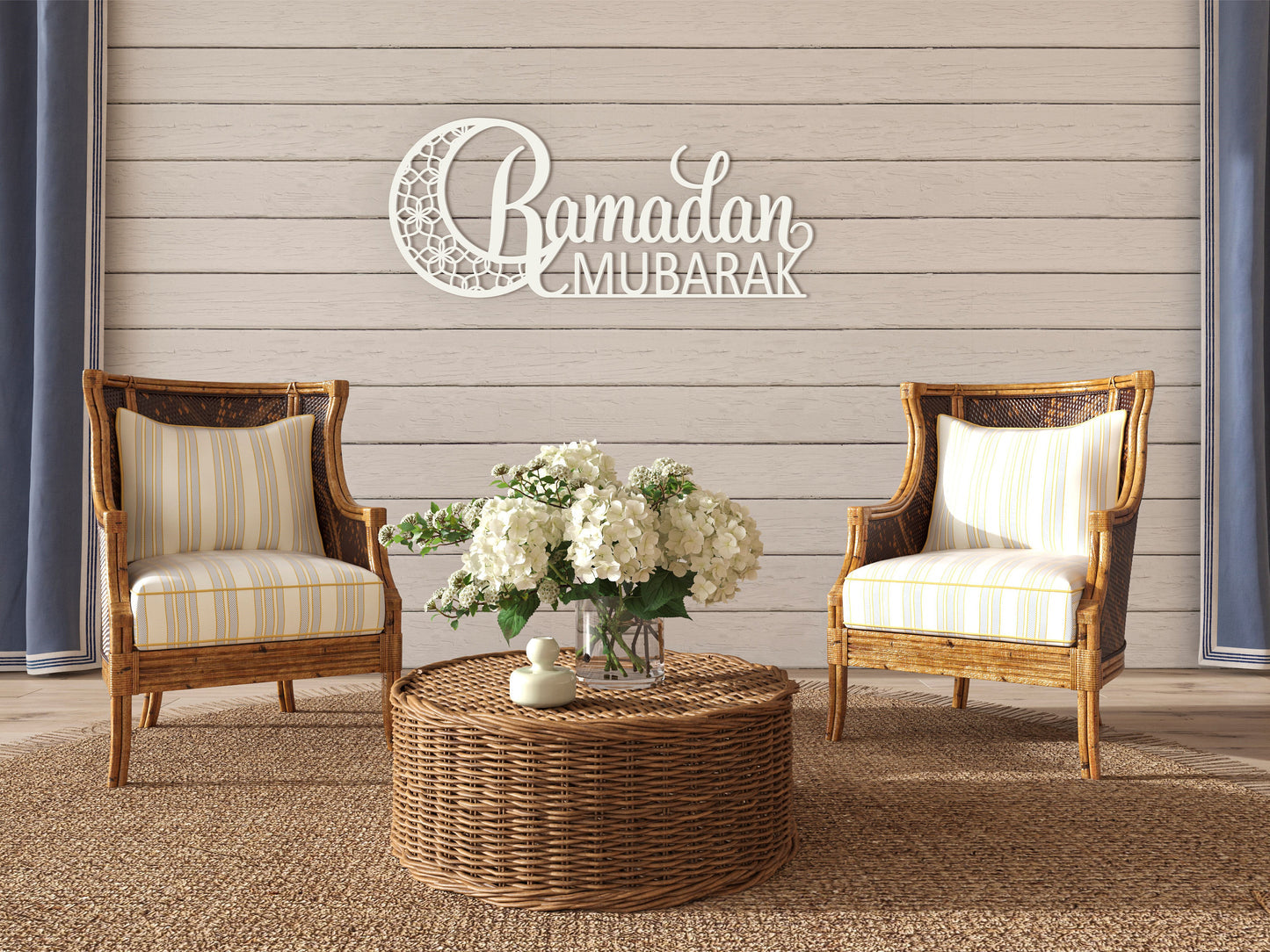 Ramadan Decoration, Ramadan Decor, Ramadan Banner, Ramadan Mubarak Sign - Al Marwati Decor