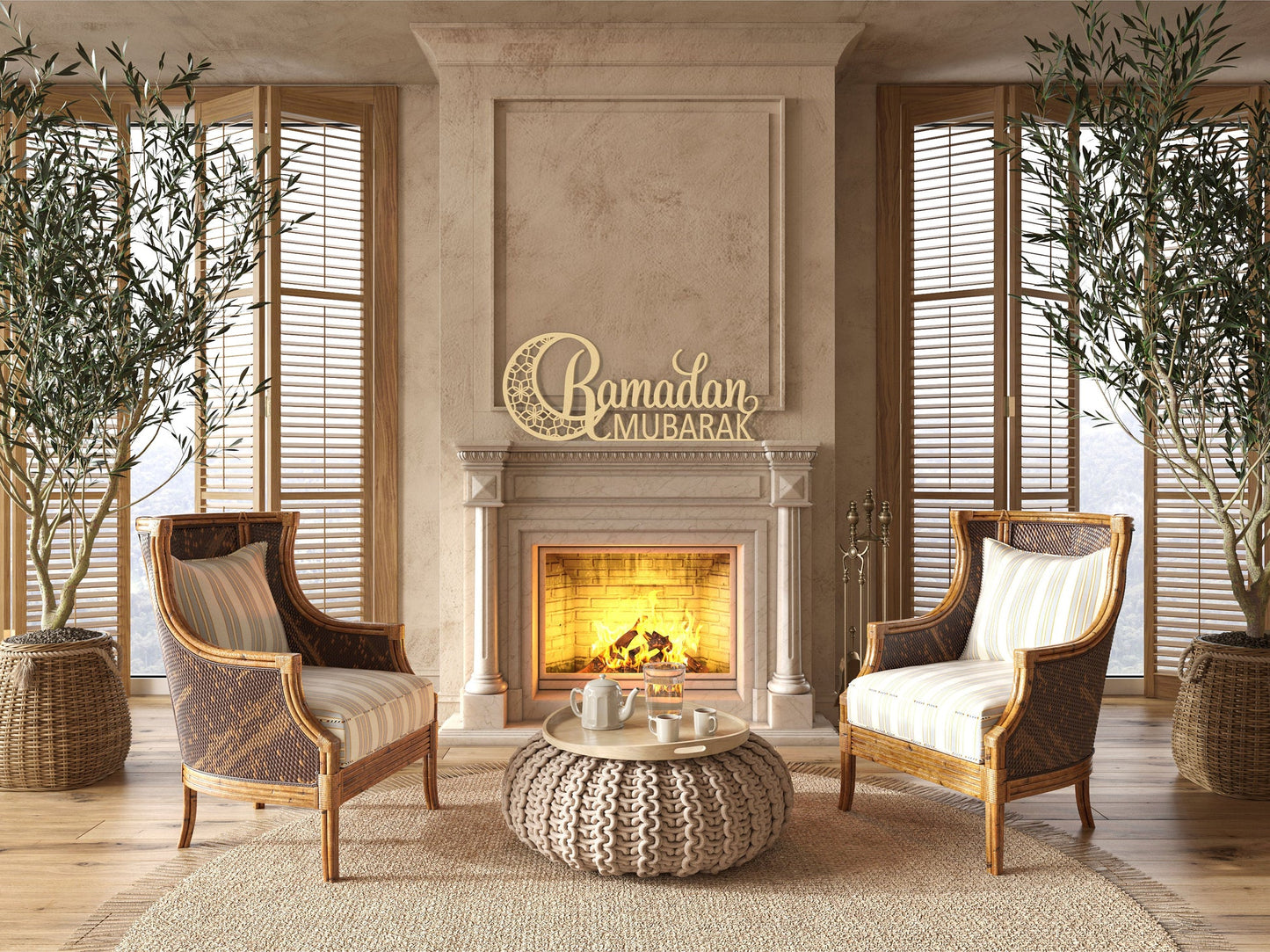 Ramadan Decoration, Ramadan Decor, Ramadan Banner, Ramadan Mubarak Sign - Al Marwati Decor