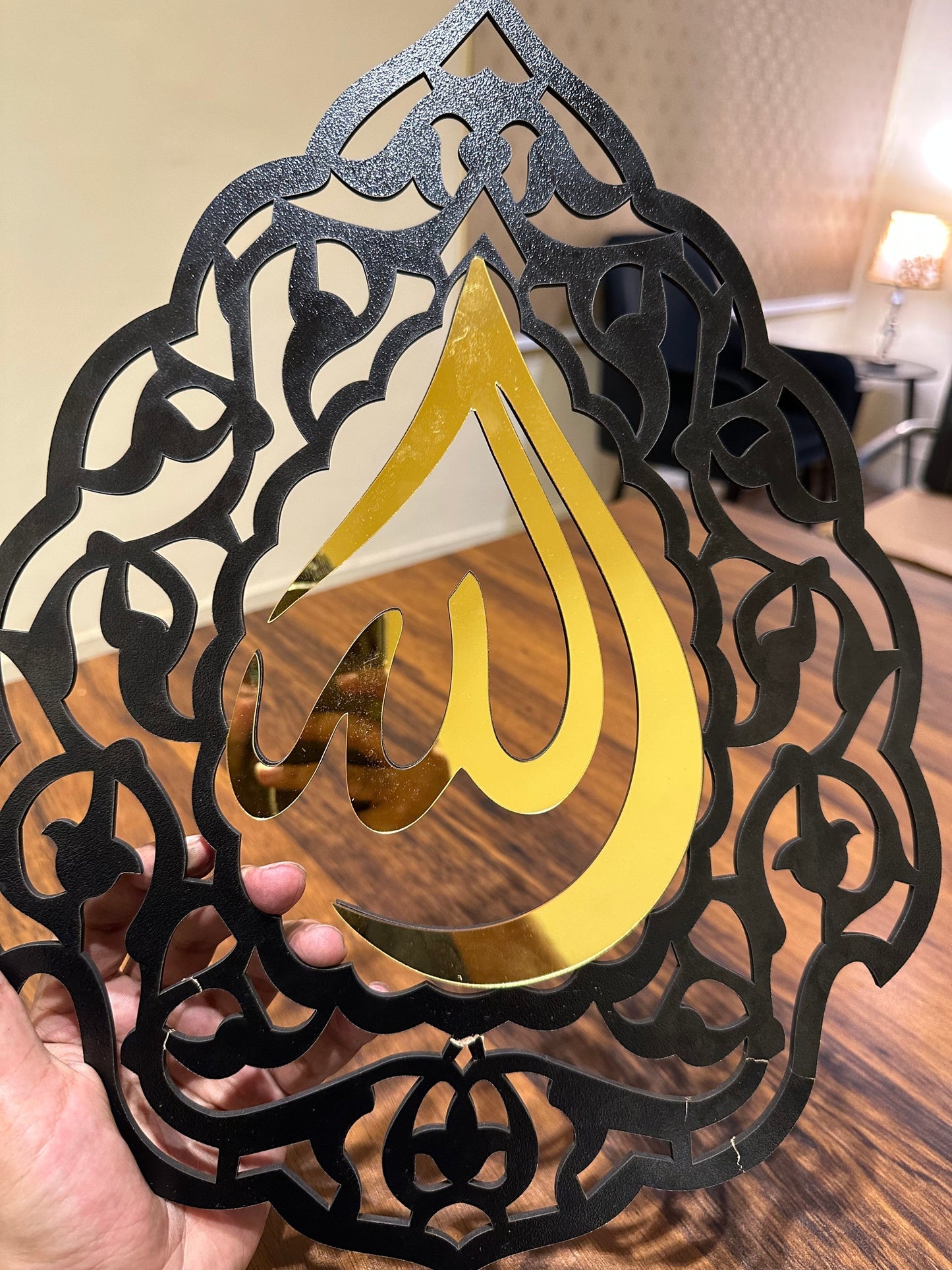 Allah Muhammad Triangle Wall Frames IC - 181 - Al Marwati Decor