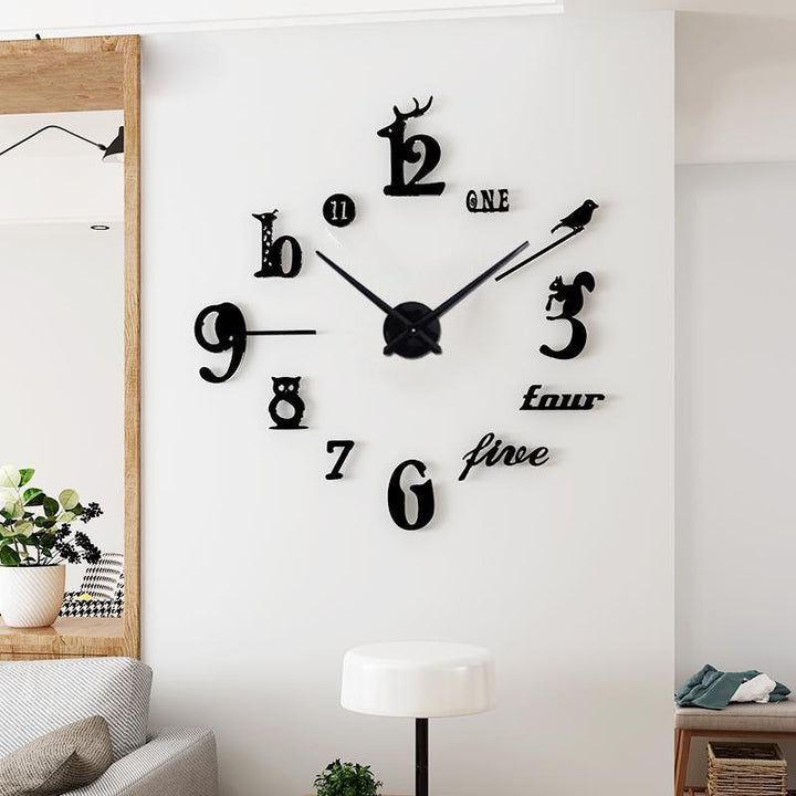Animals & Birds DIY 3D Wall Clock - Al Marwati Decor