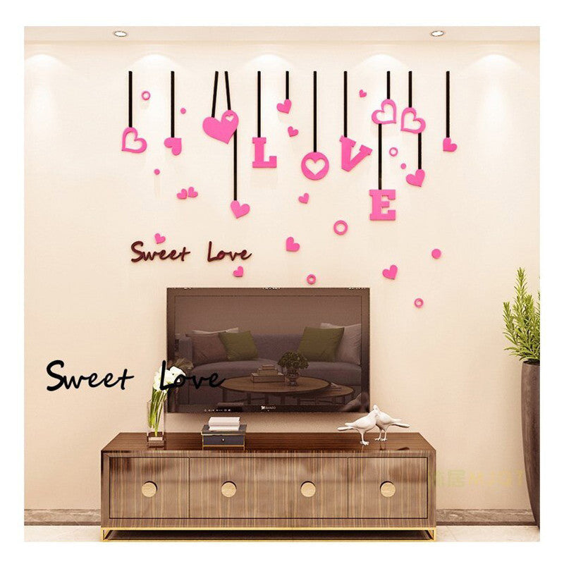 Sweet Love DIY Acrylic Wall Art - Al Marwati Decor