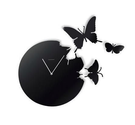 Butterflies Acrylic Wall Clock - Al Marwati Decor