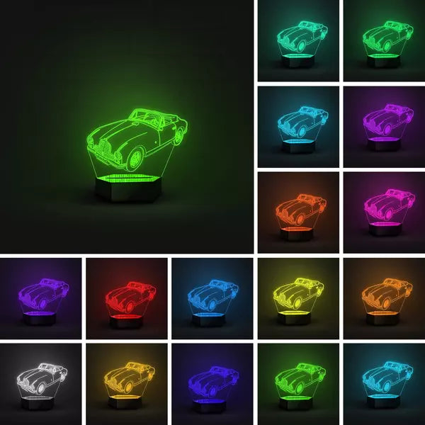 Car 3D Illusion Lamp - Al Marwati Decor