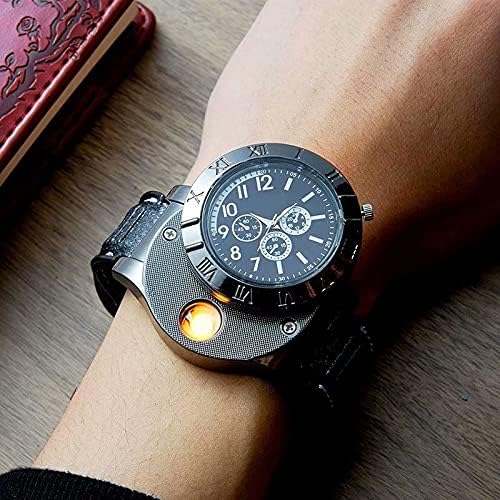 New Military USB Lighter Watch Men's - Al Marwati Decor