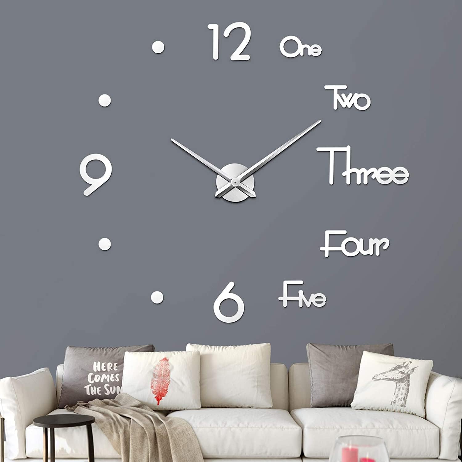 DIY Wall Clock Modern 3D Design - Al Marwati Decor