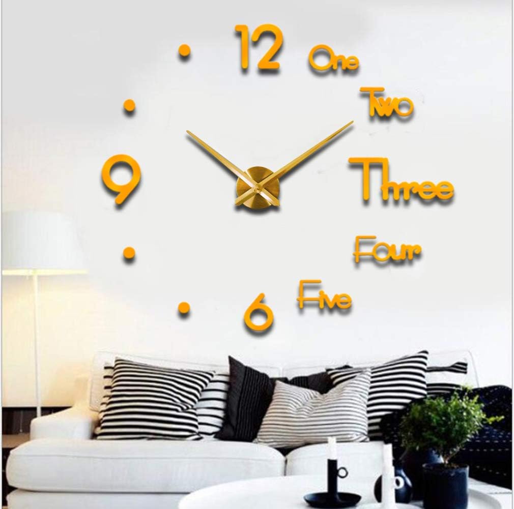 DIY Wall Clock Modern 3D Design - Al Marwati Decor