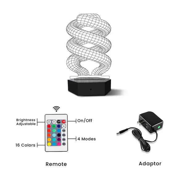 Hilux 3D Illusion Lamp - Al Marwati Decor