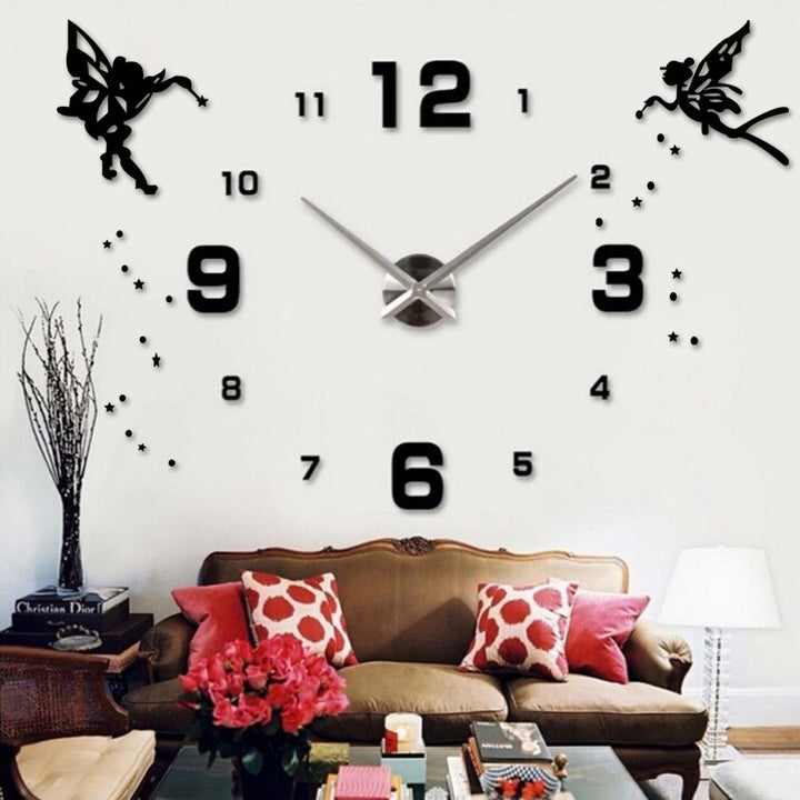 Angel Acrylic DIY 3D Wall Clock - Al Marwati Decor