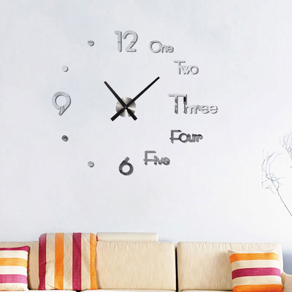 DIY Wall Clock Modern 3D Design - Al Marwati Decor