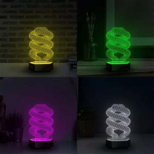 Hilux 3D Illusion Lamp - Al Marwati Decor