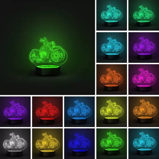Pirate Ship 3D Illusion Lamp - Al Marwati Decor