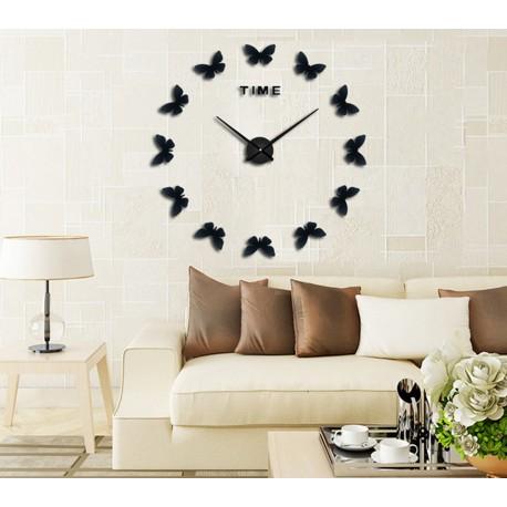 Butterflies DIY Acrylic Wall Clock - Al Marwati Decor
