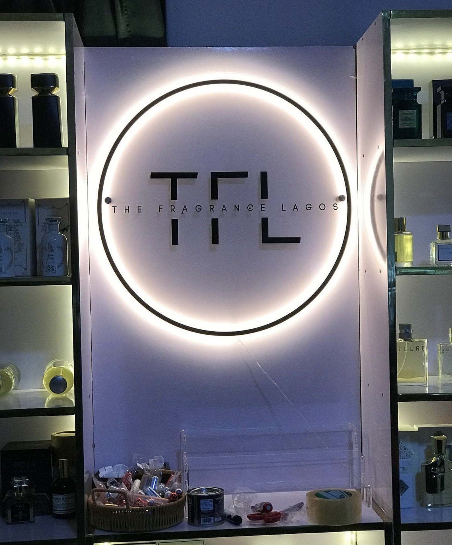 Custom Acrylic Business Logo Sign, Custom Light up Sign - Al Marwati Decor