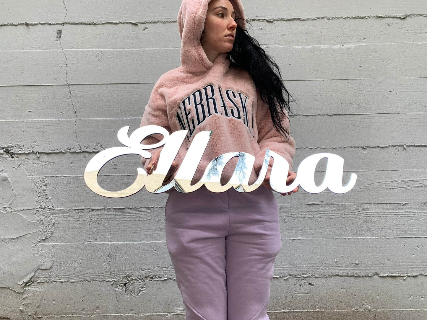 Large Acrylic Mirror, Wall Acrylic Sign, Custom Acrylic Sign, Baby Name Mirror, Acrylic Wedding Sign, Mirror Name Sign, Wall Event - Al Marwati Decor