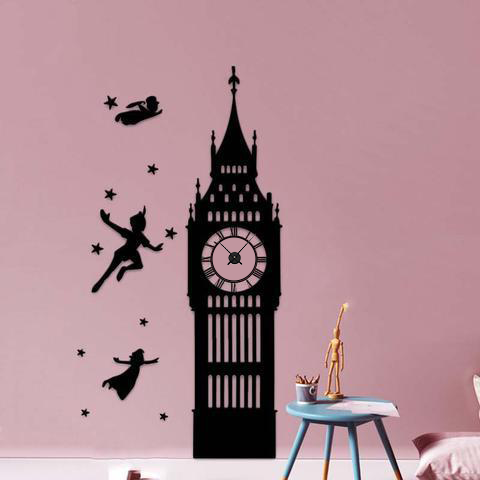 European Tower Wall Clock | DIY 3D Acrylic - Al Marwati Decor